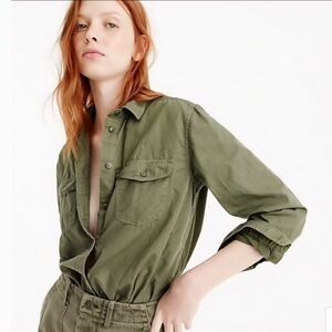 J. Crew Boyfriend Utility Shirt Size Medium